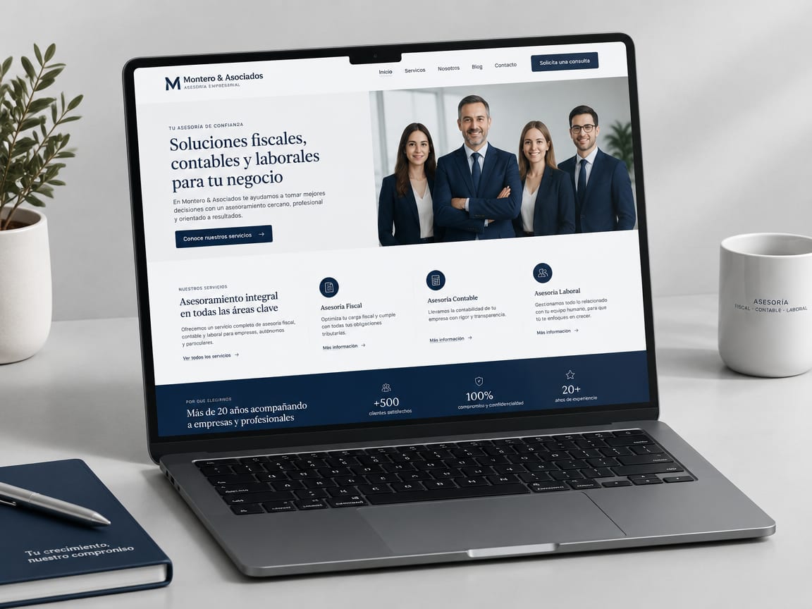 Ejemplo de web para asesoría
